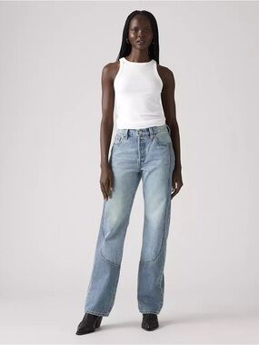 Levi's Women’s 501® '90s Western Chaps Straight Leg Jeans